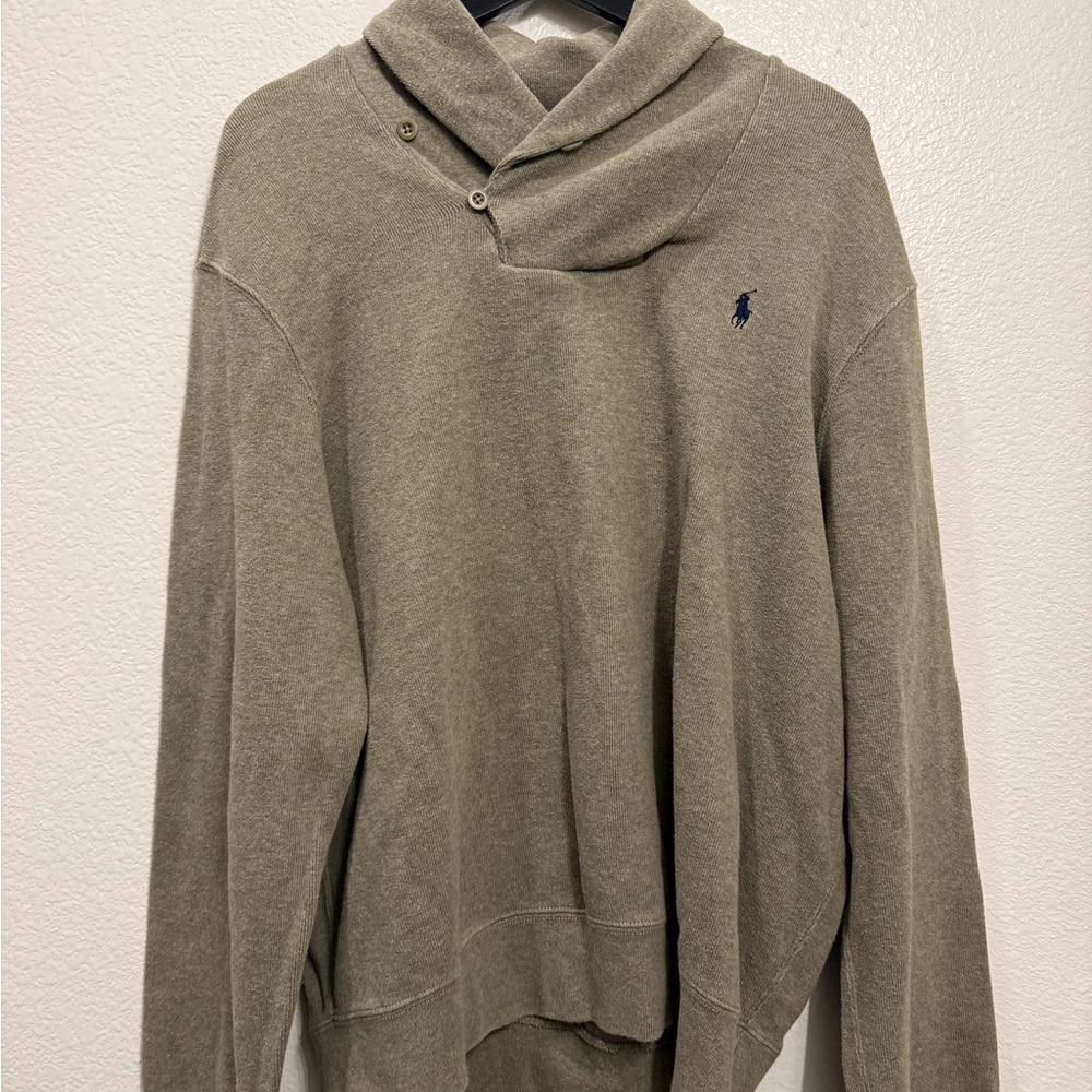 Polo Ralph Lauren 90s Vintage Olive Green Men’s Sweater 2XL 26x28